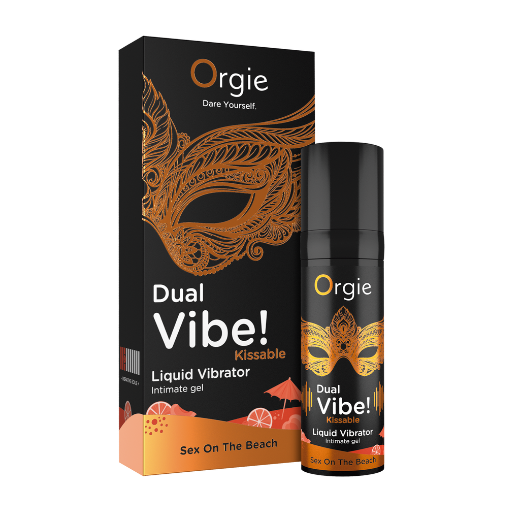 Orgie Dual Vibe! Sex On The Beach Kissable Vibrator Gel – Level 3