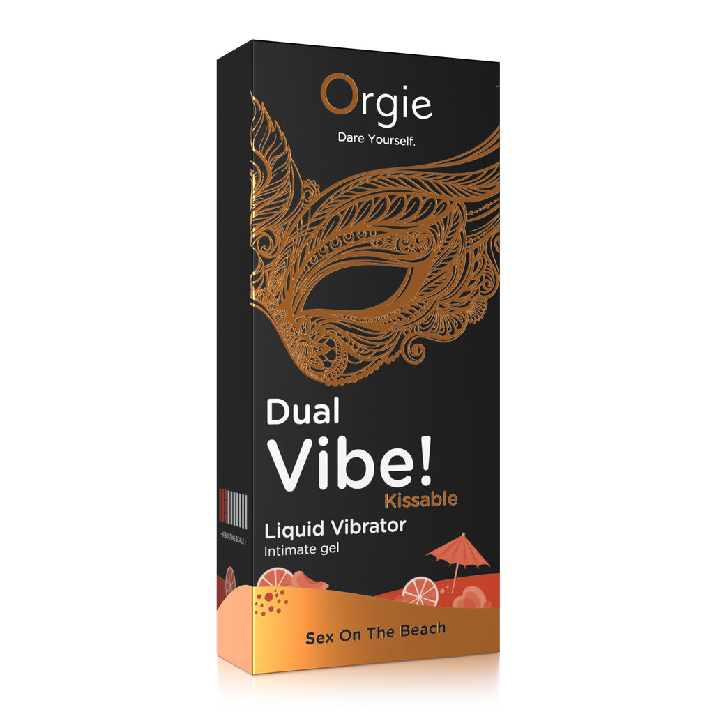 Orgie Dual Vibe! Sex On The Beach Kissable Vibrator Gel – Level 3