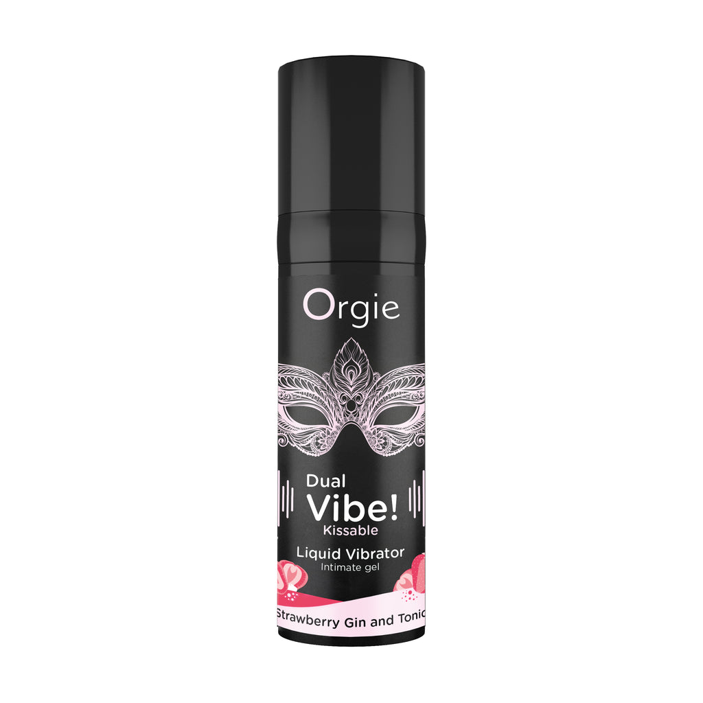 ORGIE | Dual Vibe! Gin & Tonic Fresa – Gel Vibrador Besable – Nivel 6
