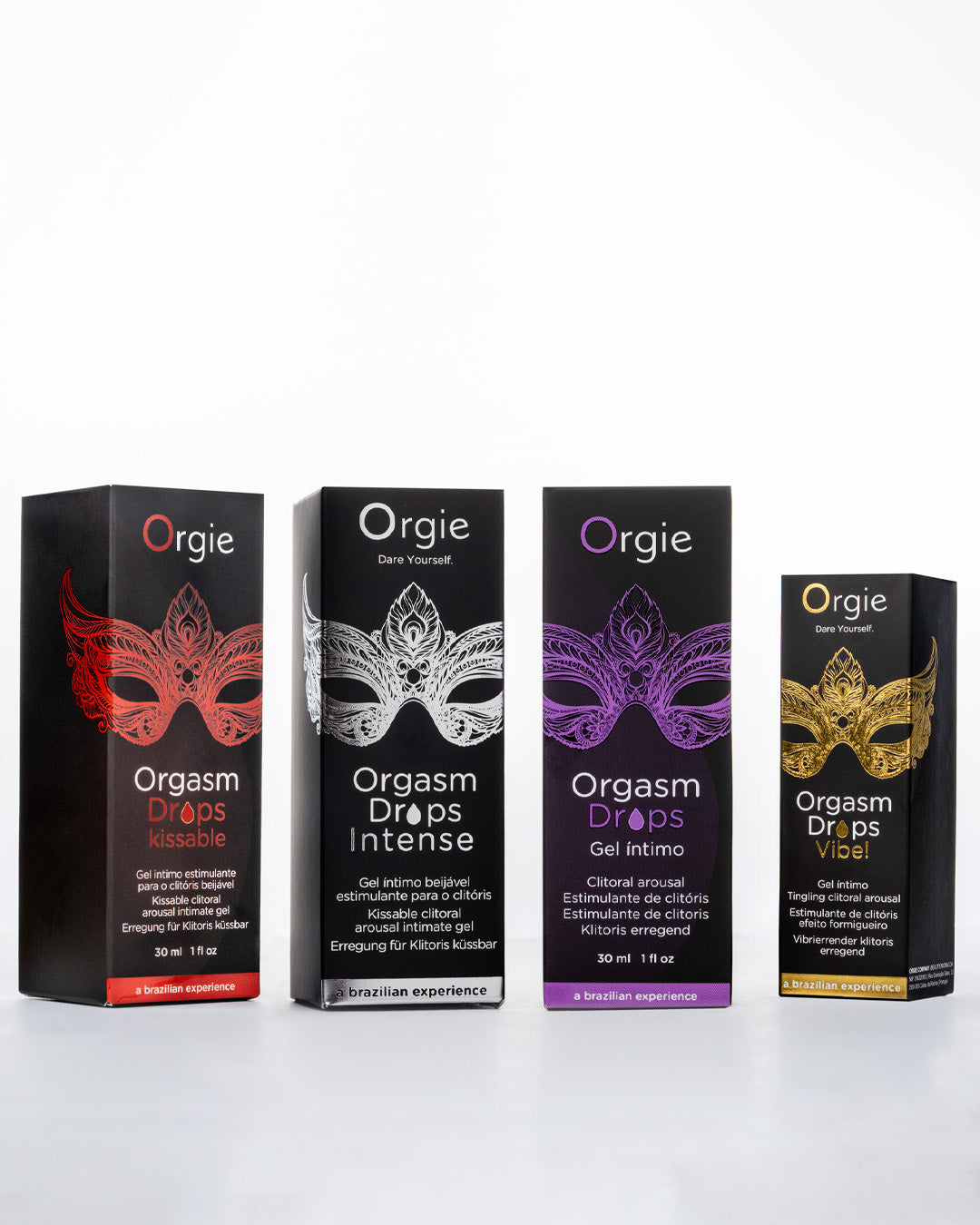 Gotas Orgie Orgasm: geles para la excitación del clítoris (varias variantes)