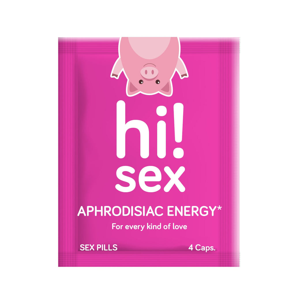 SEXITIVE | Hi!Sex – Suplemento Natural Afrodisíaco y Energizante – 4 o 60 Cápsulas