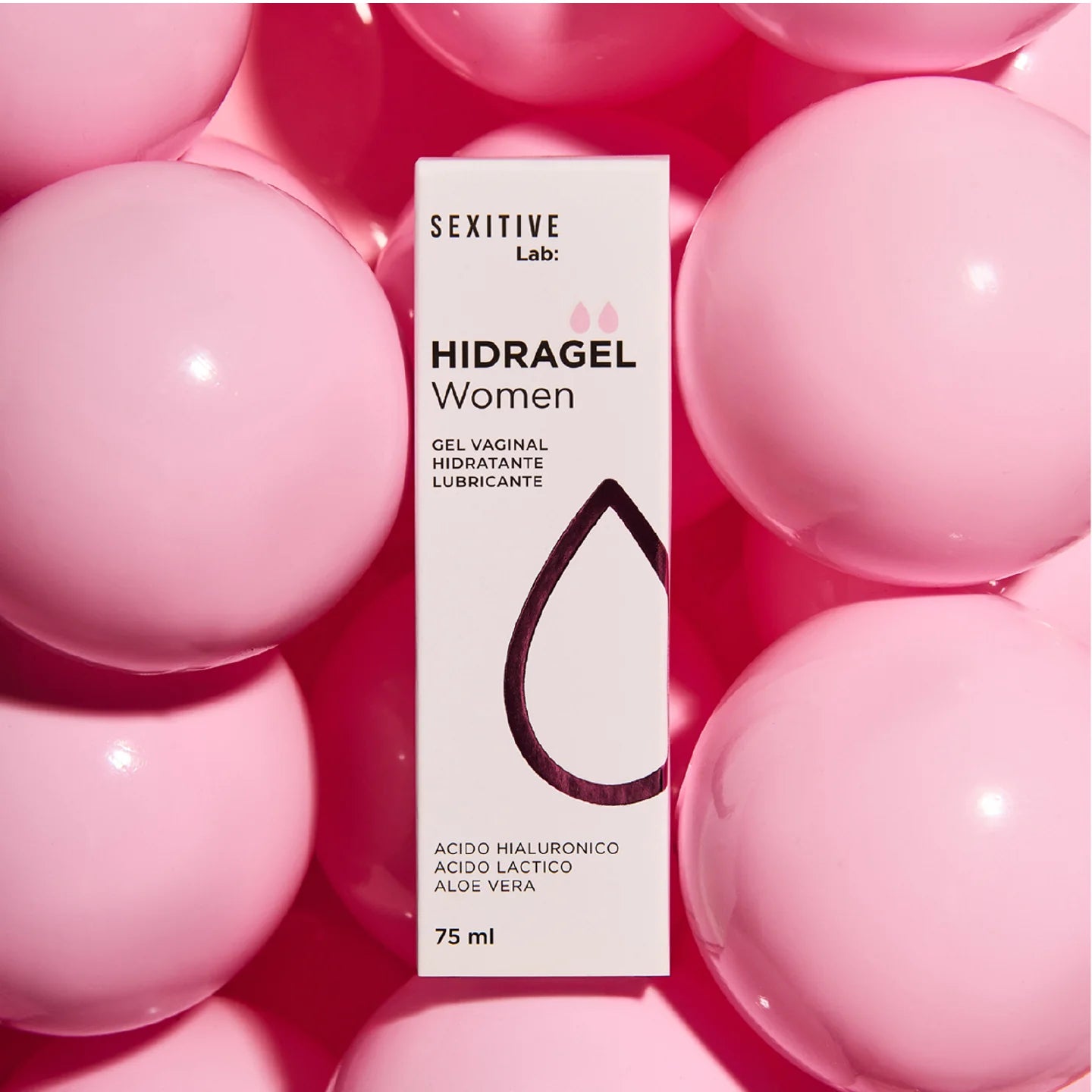SEXITIVE | HIDRAGEL Women – Lubricante íntimo hidratante con ácido hialurónico – 75 ml
