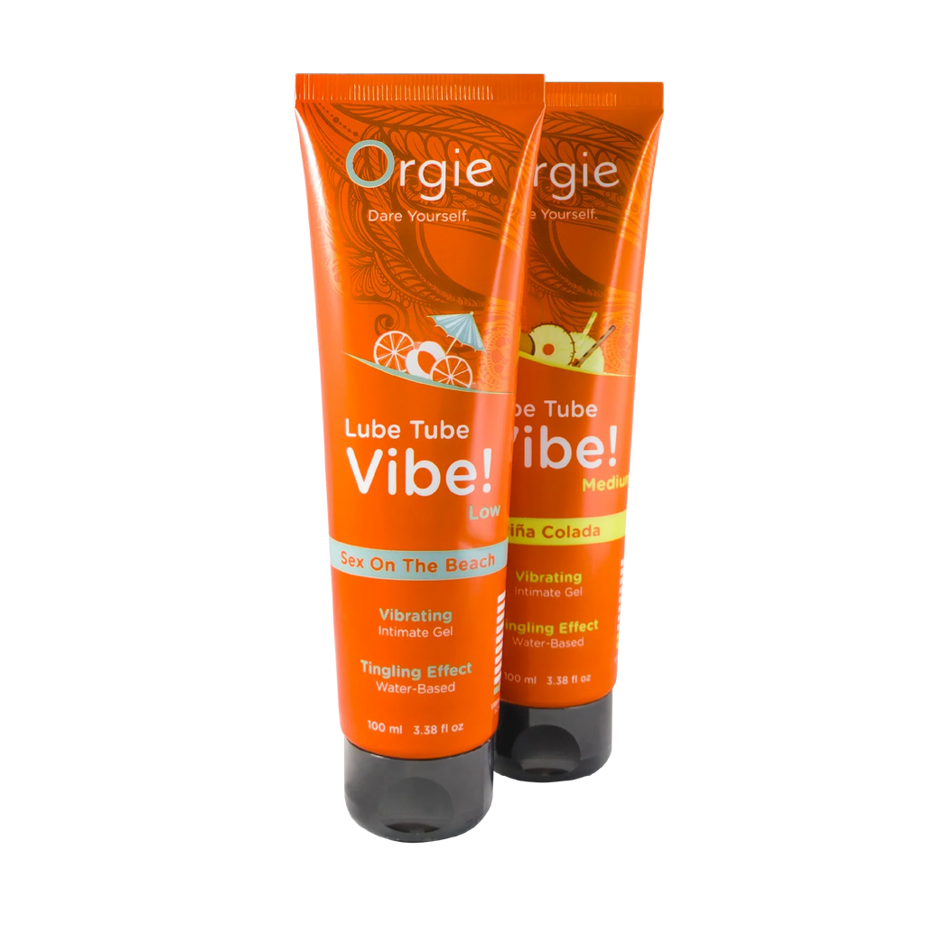 Orgie LUBE TUBE VIBE! – Geles íntimos besables a base de agua con efecto vibrador