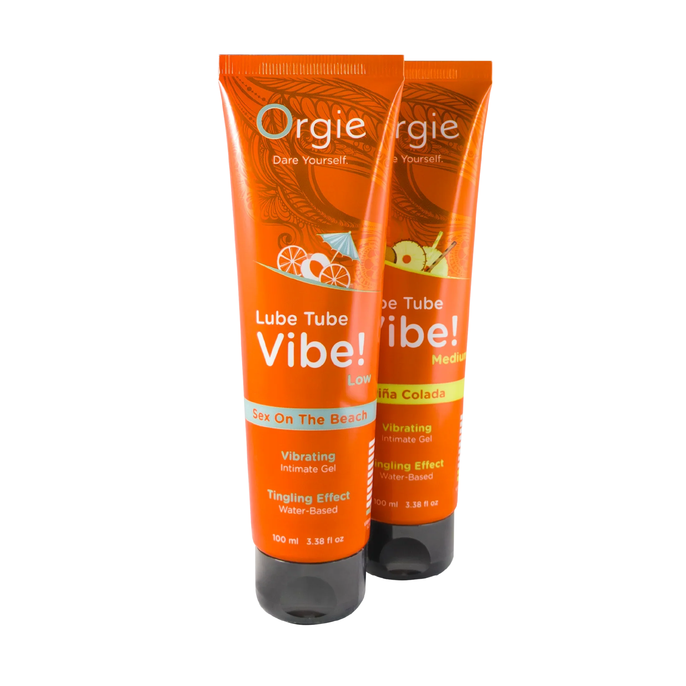 Orgie LUBE TUBE VIBE! – Geles íntimos besables a base de agua con efecto vibrador