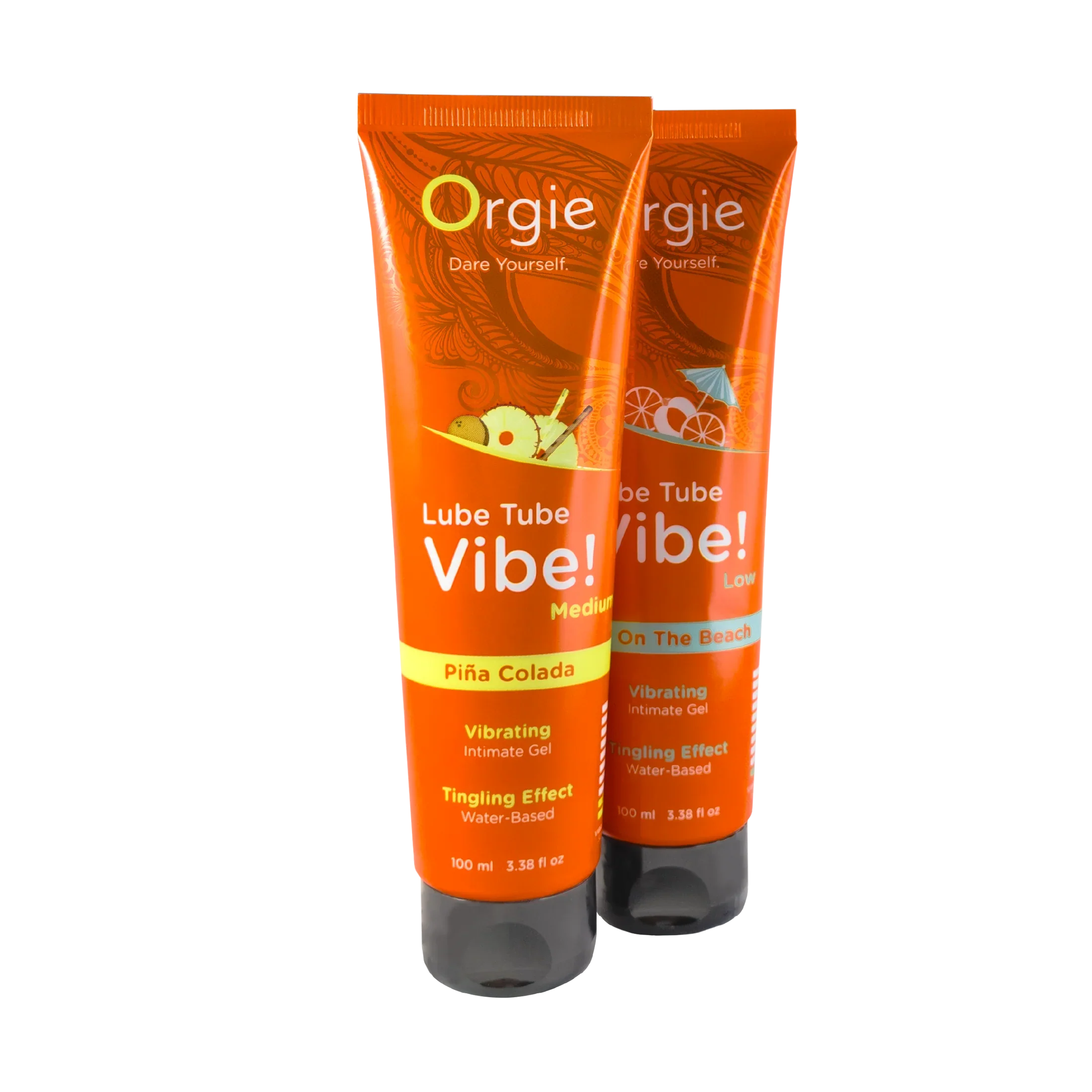 Orgie LUBE TUBE VIBE! – Geles íntimos besables a base de agua con efecto vibrador