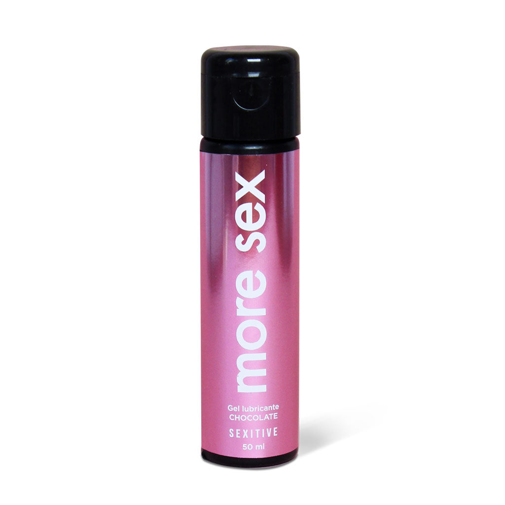 SEXITIVE | More Sex – Gel Lubricante con Sabor para Sexo Oral – Chocolate y Frutos Rojos – 50 ml