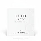 LELO - HEX Original Re-Engineered Latex Condoms 3 Pack