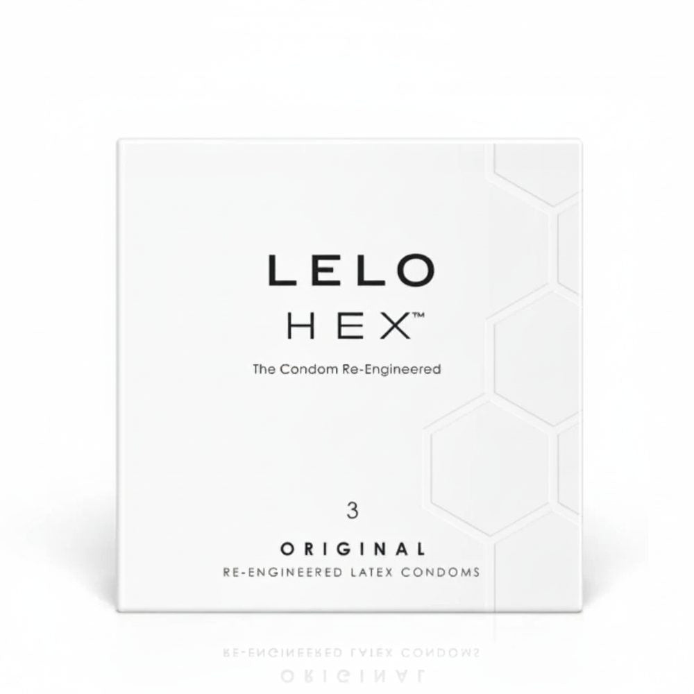 LELO | HEX – Preservativos Re-Engineered Pack de 3