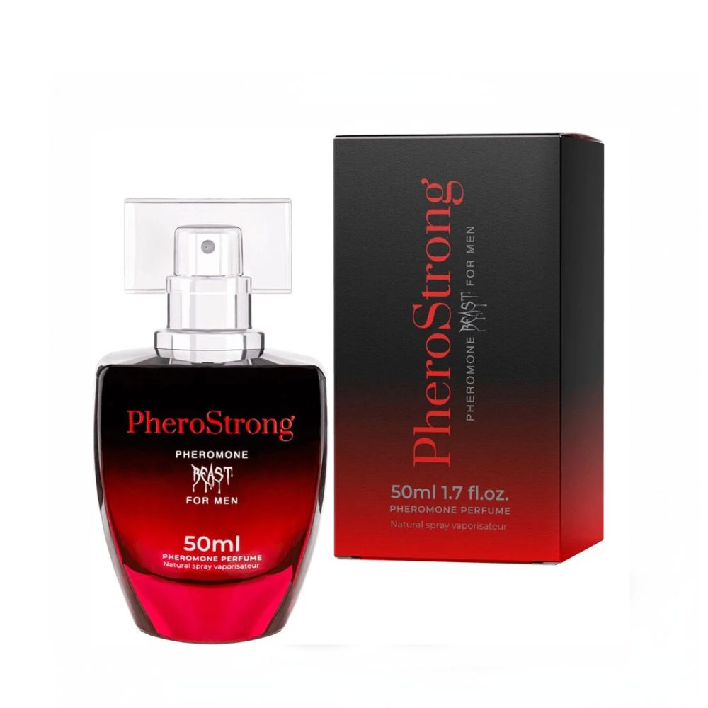 PHEROSTRONG Beast Perfume con Feromonas para Hombre – Eau de Toilette 50 ml