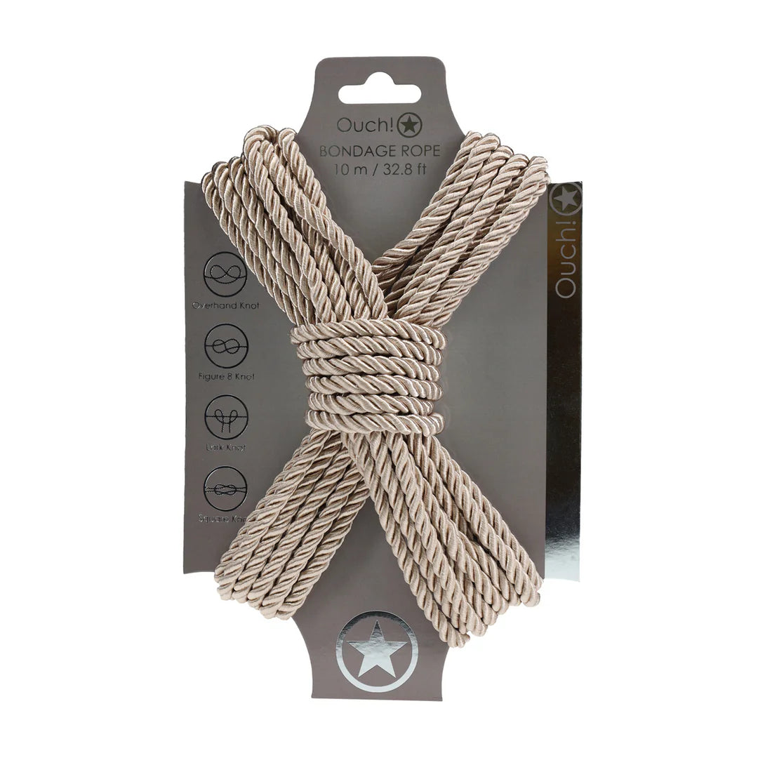 OUCH! | Cuerda Bondage de Poliéster – Cuerda Shibari de Inspiración Japonesa – 10 m / 32,8 ft – 8 colores