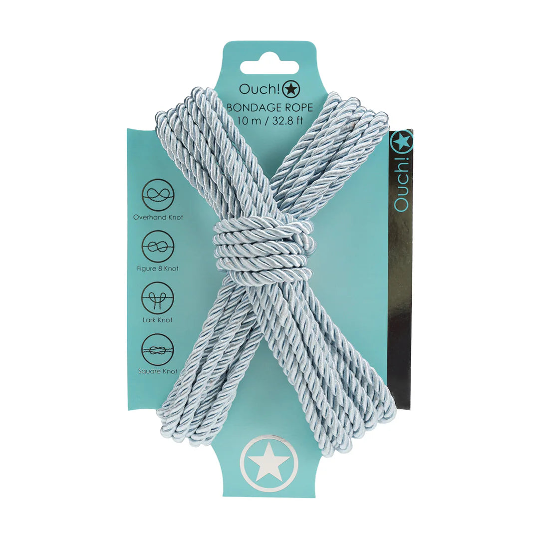 OUCH! | Cuerda Bondage de Poliéster – Cuerda Shibari de Inspiración Japonesa – 10 m / 32,8 ft – 8 colores