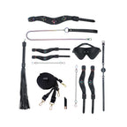 OUCH! | Venice Collection – 8-Piece BDSM Kit with Handbag – Black