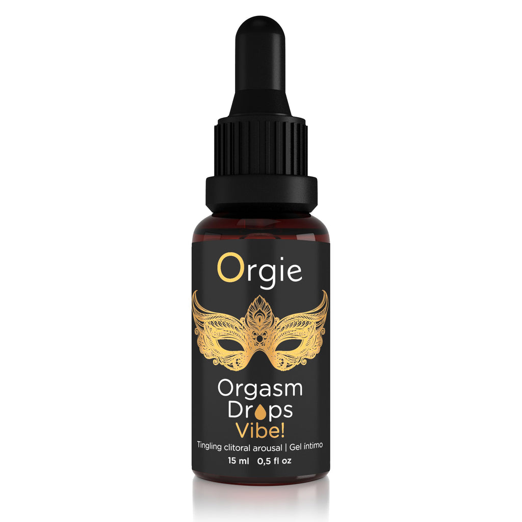 Orgie Orgasm Drops Vibe! – Vibrating Clitoral Drops – Peach – 15 ml