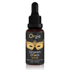 Orgie Orgasm Drops Vibe! – Vibrating Clitoral Drops – Peach – 15 ml
