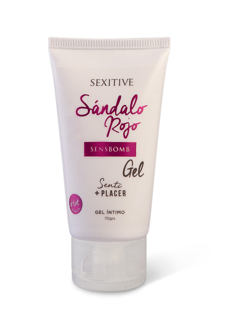 SEXITIVE | Sens Bomb – Sándalo Rojo – Gel Íntimo Afrodisíaco con Calor – 70 g