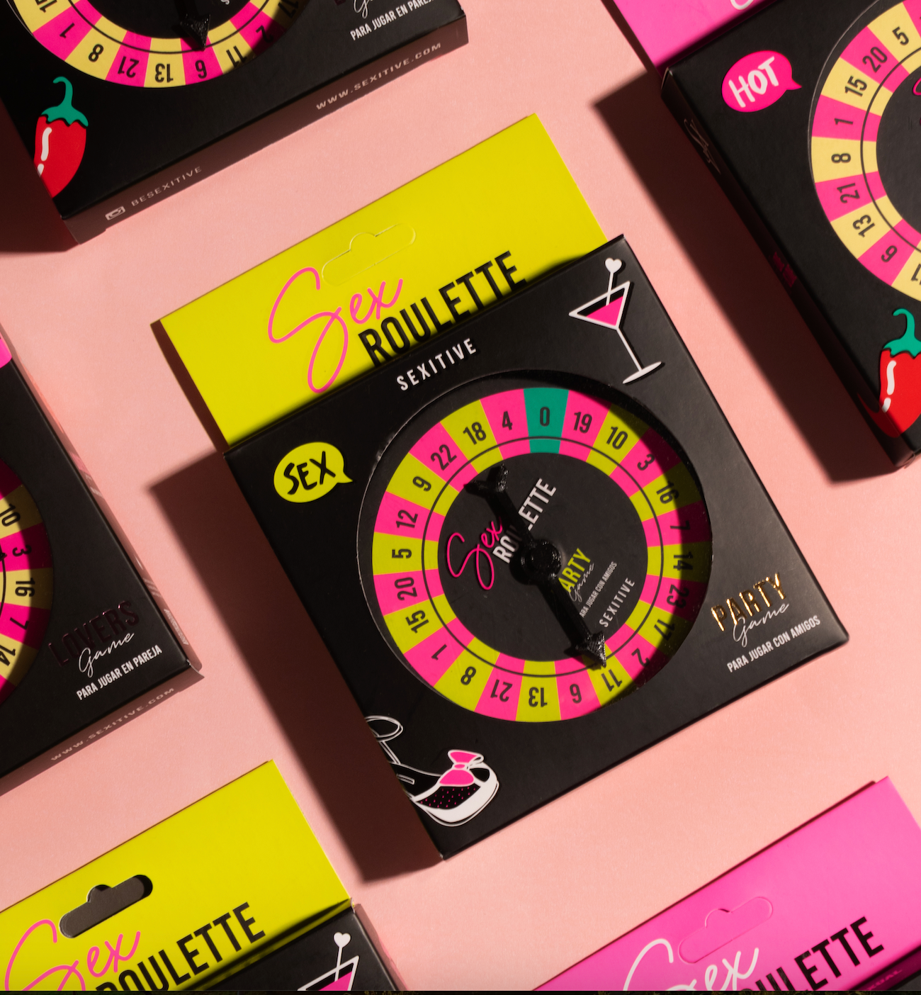 Sexitive – Juegos de Ruleta Sexual 🎡 – Edición Fiesta y Amantes