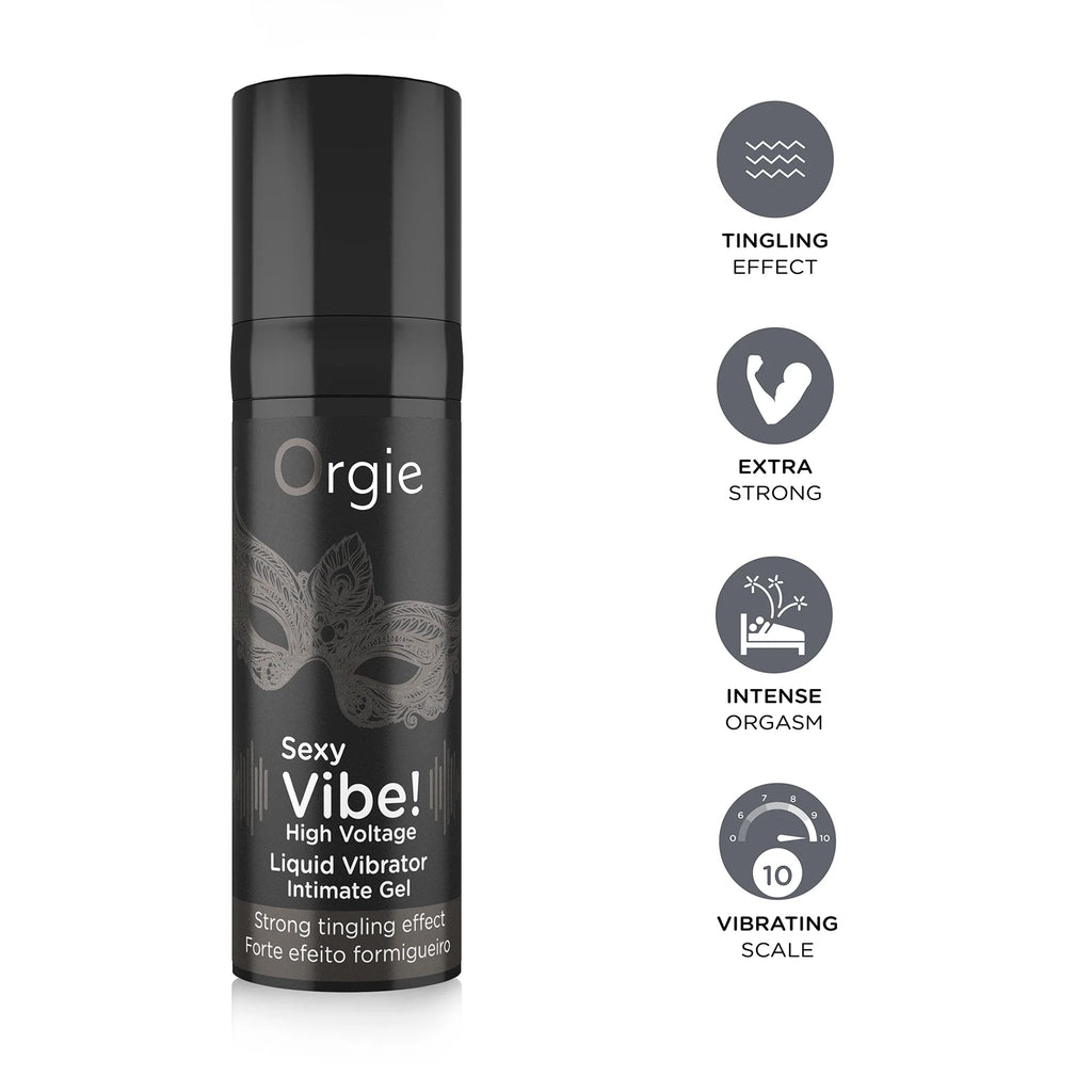 Orgie Sexy Vibe! High Voltage – Gel Íntimo Máxima Intensidad – 15 ml
