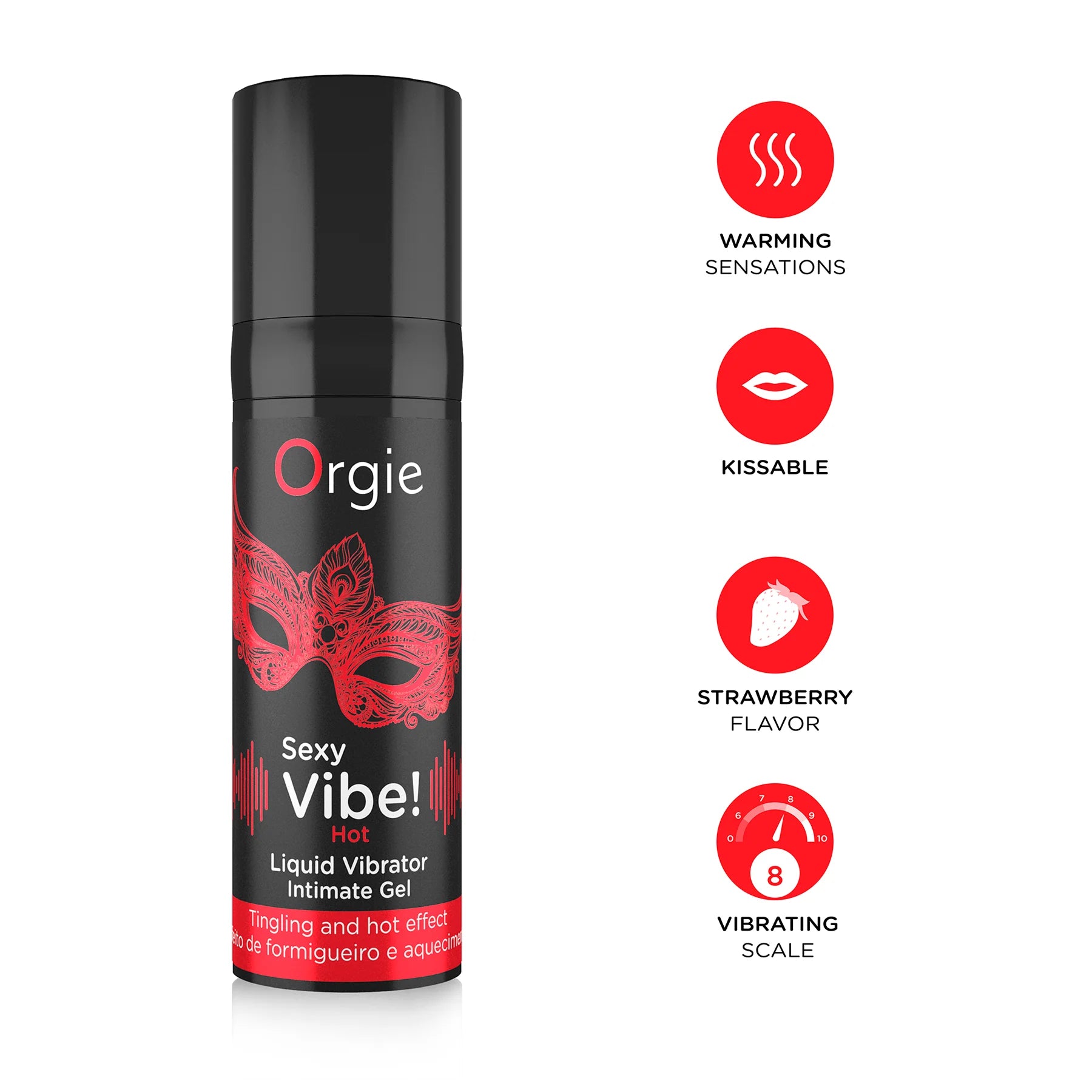 ORGIE | Sexy Vibe! Gel íntimo estimulante – 4 variantes (Classic / Hot Fresa / Intense Orgasm / High Voltage)