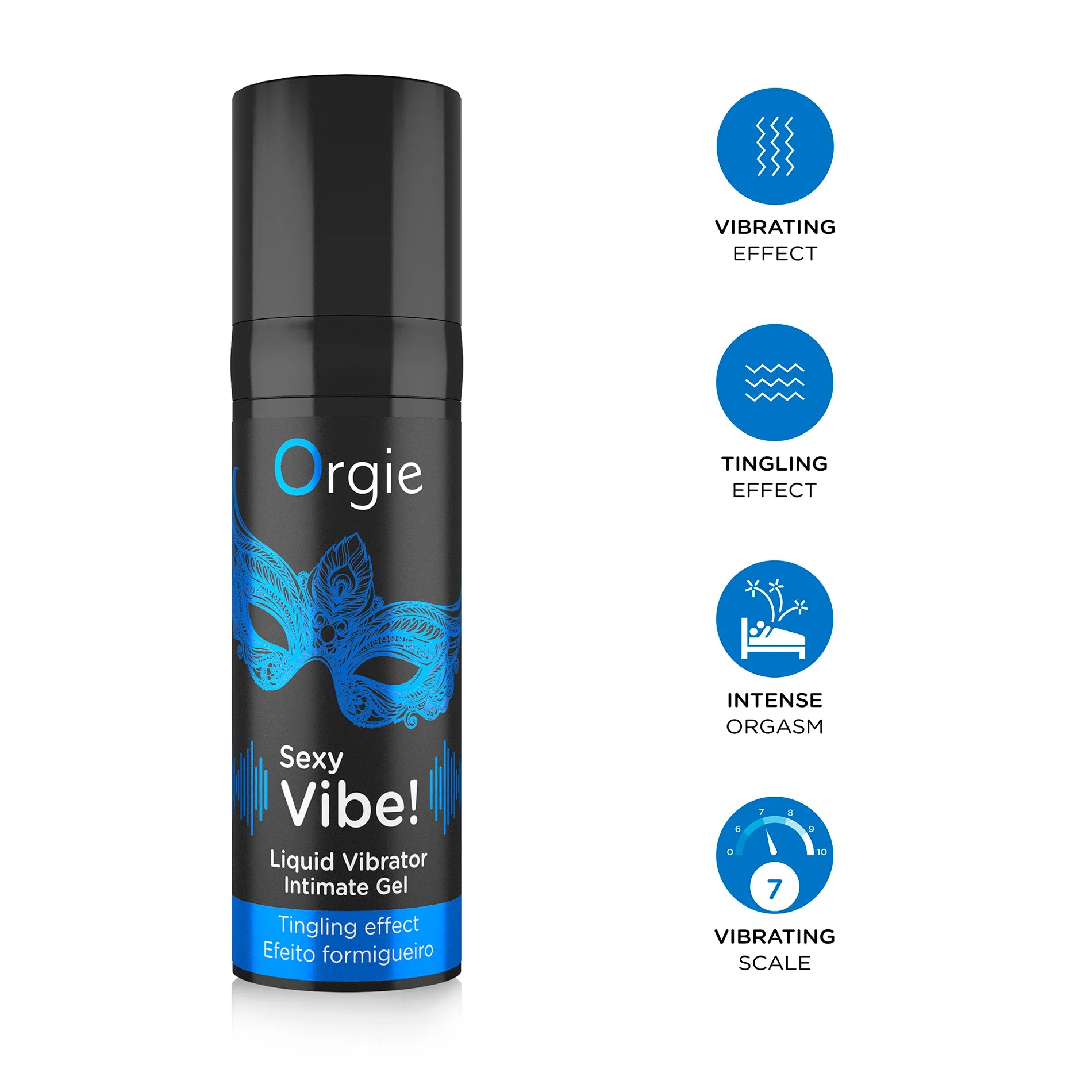 ORGIE | Sexy Vibe! Gel íntimo estimulante – 4 variantes (Classic / Hot Fresa / Intense Orgasm / High Voltage)