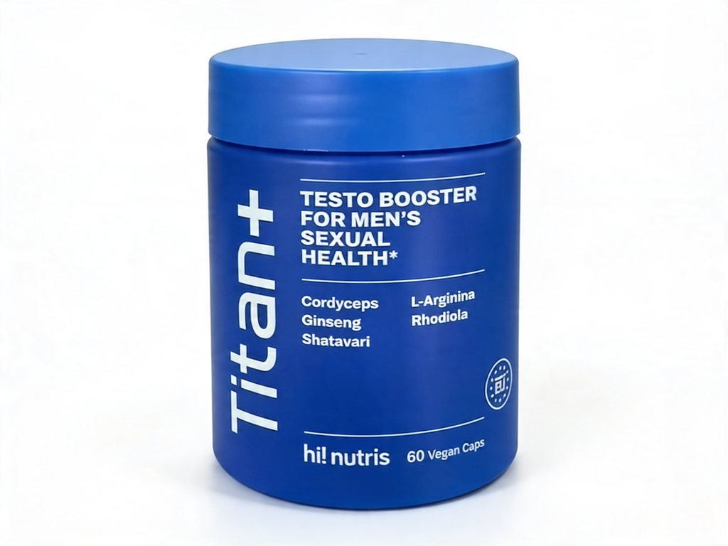 SEXITIVE | TITAN+ – Booster de Testo para la Salud Masculina – 60 Cápsulas Veganas