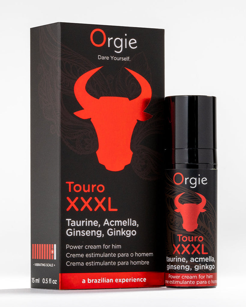 ORGIE | Touro XXXL – Crema de Rendimiento para Hombres – Con Acmella – 15 ml
