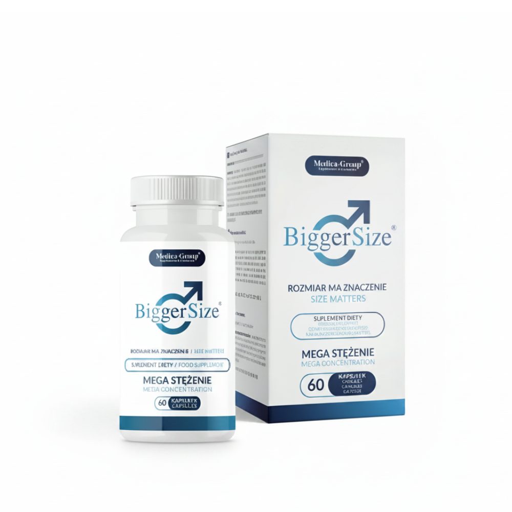 MEDICA GROUP | BiggerSize – Cápsulas de Vitalidad y Rendimiento Masculino – 60 Cápsulas