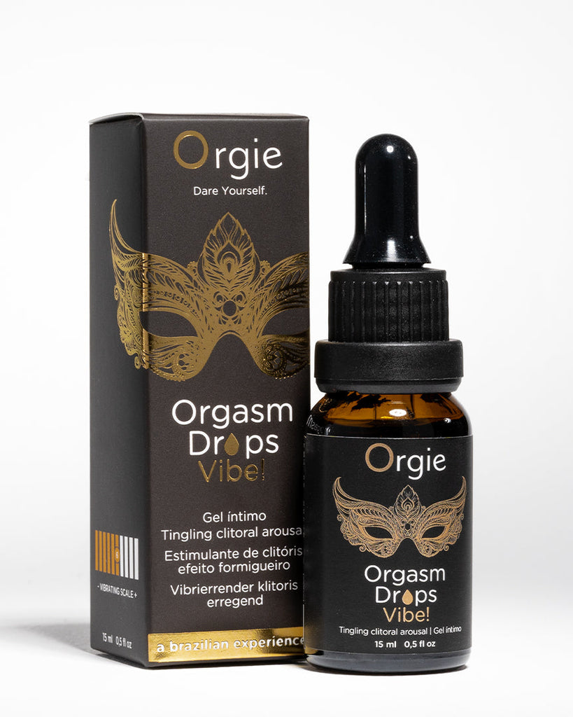 ORGIE | Orgasm Drops Vibe! – Gotas Vibradoras Clitorales – Melocotón – 15 ml