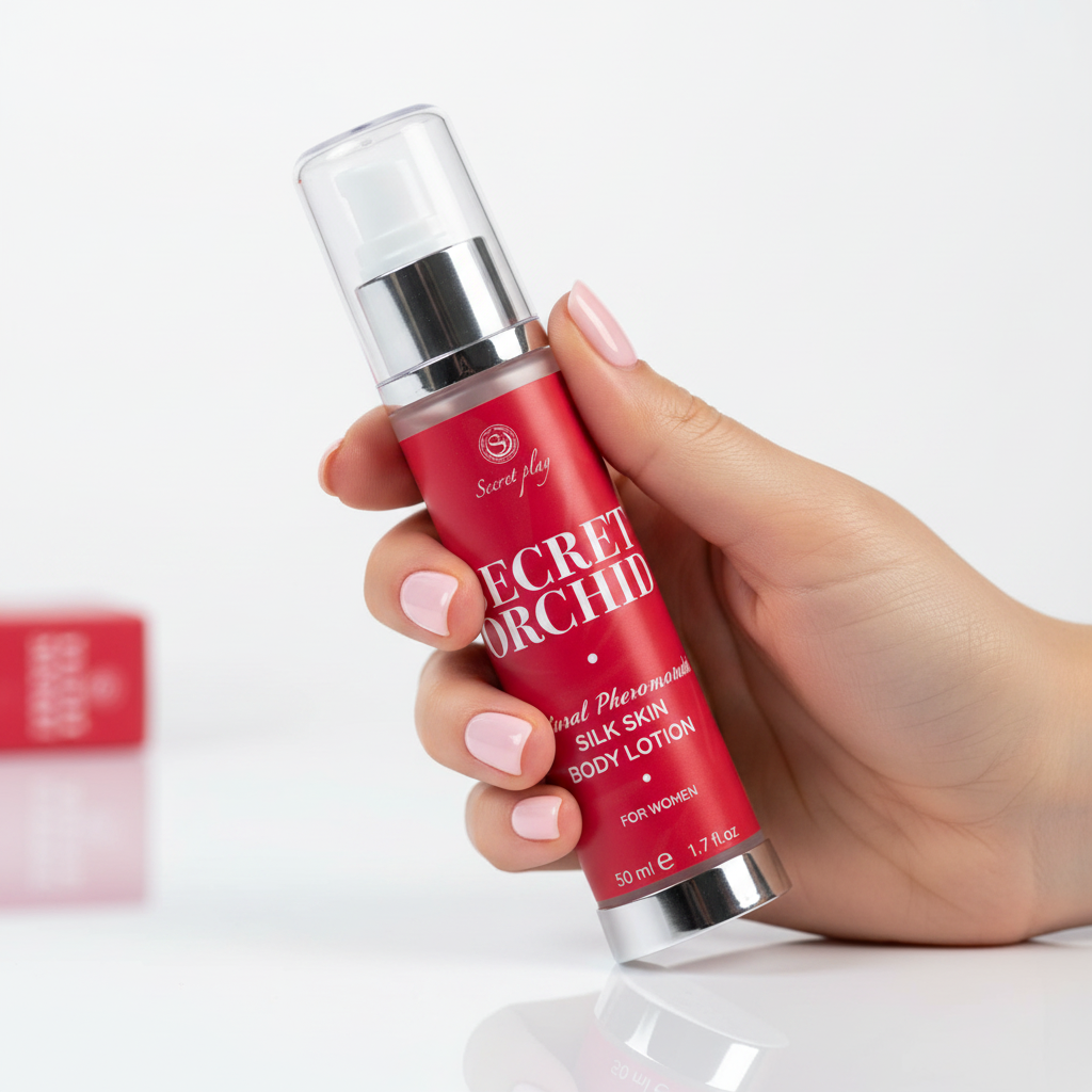 Secret Play | Orchid – Loción corporal con feromonas efecto seda para mujer – 50 ml