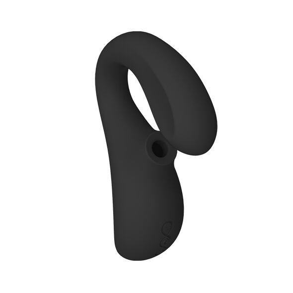 LELO ENIGMA™ MASAJEADOR DE DOBLE SUCCIÓN Y ESTIMULACIÓN – Placer dual profundo en negro/morado