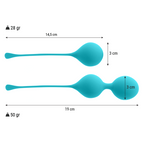 INTENSE Kendall Kegel Balls Training Set – Red / Blue (28 g + 50 g)