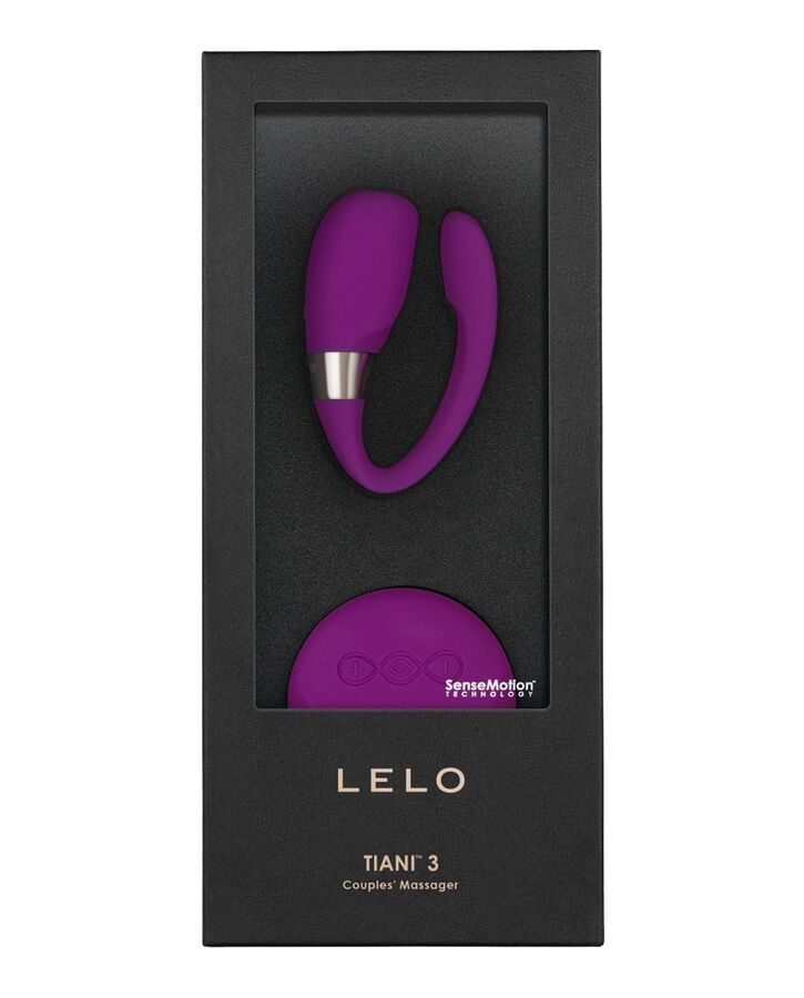 LELO – INSIGNIA TIANI™ 3 Masajeador para Parejas – Morado, Fucsia y Negro