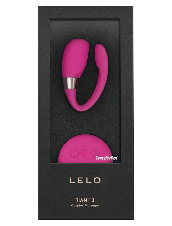 LELO – INSIGNIA TIANI™ 3 Masajeador para Parejas – Morado, Fucsia y Negro