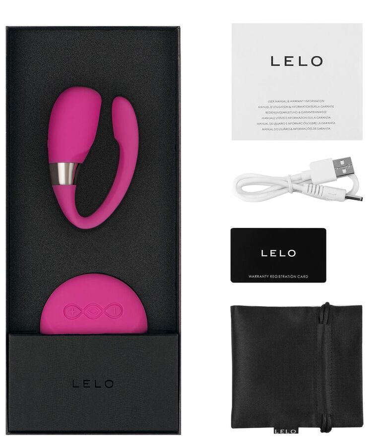 LELO – INSIGNIA TIANI™ 3 Masajeador para Parejas – Morado, Fucsia y Negro