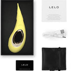 Estimulador de clítoris LELO – DOT™ Cruise – Amarillo, naranja ocre y verde pistacho