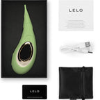Estimulador de clítoris LELO – DOT™ Cruise – Amarillo, naranja ocre y verde pistacho