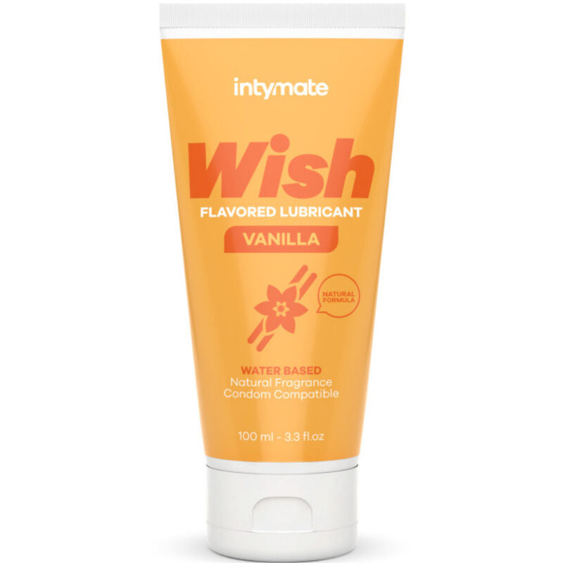 INTYMATE | Wish – Lubricantes con Sabores – Frambuesa, Vainilla, Caramelo & Chocolate – 100 ml