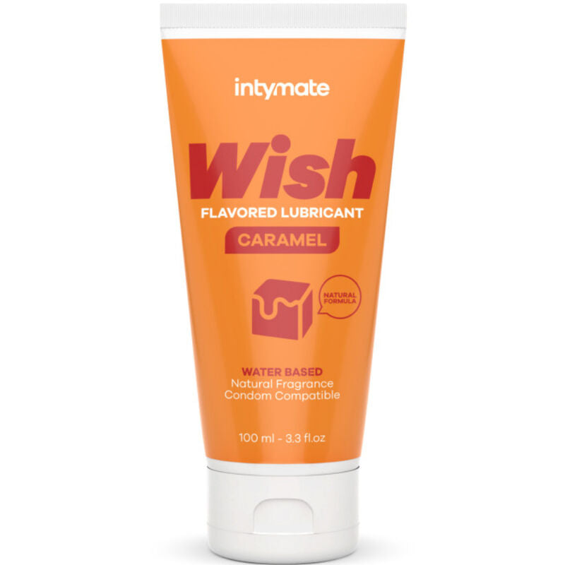 INTYMATE | Wish – Lubricantes con Sabores – Frambuesa, Vainilla, Caramelo & Chocolate – 100 ml