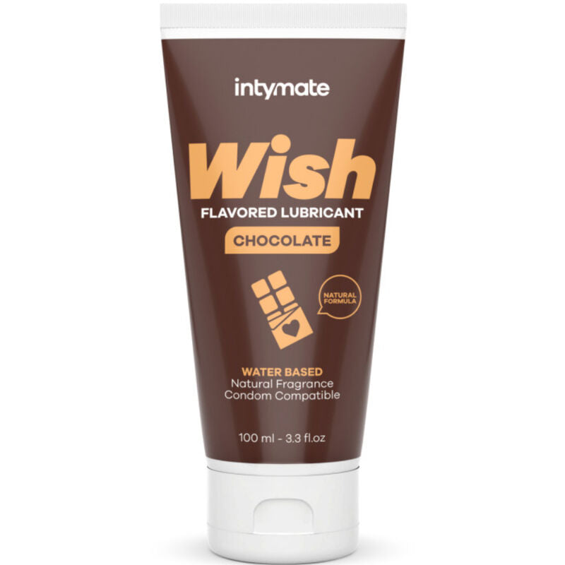 INTYMATE | Wish – Lubricantes con Sabores – Frambuesa, Vainilla, Caramelo & Chocolate – 100 ml