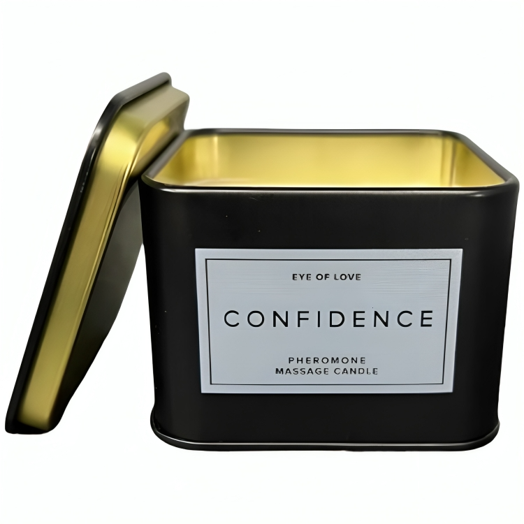 EYE OF LOVE Velas de masaje para hombres – Confidence & Romantic (150 ml)