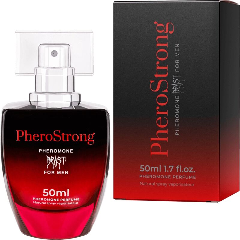 PHEROSTRONG Beast Perfume con Feromonas para Hombre – Eau de Toilette 50 ml
