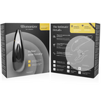 WOMANIZER | Premium 2 – Estimulador de clítoris con Pleasure Air y Autopilot – IPX7 sumergible – Negro / Gris cálido / Blueberry / Raspberry