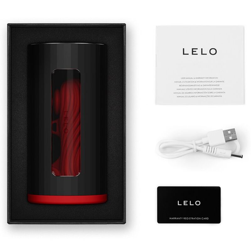 LELO – Masturbador masculino F1S™ V3 y F1S™ V3 XL – Rojo