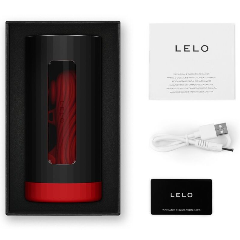 LELO – Masturbador masculino F1S™ V3 y F1S™ V3 XL – Rojo