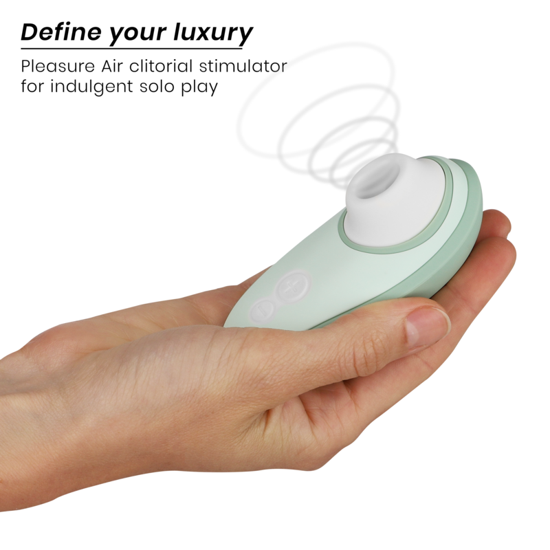 WOMANIZER | Liberty 2 – Compact Clitoral Stimulator with Pleasure Air – Magnetic Cap – Pink / Light Green / Blue