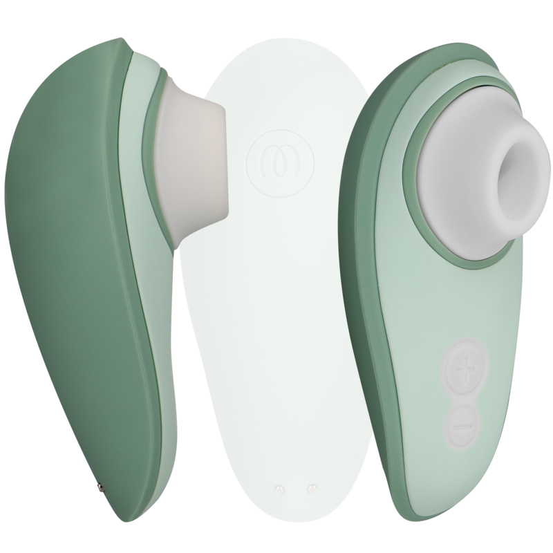 WOMANIZER | Liberty 2 – Compact Clitoral Stimulator with Pleasure Air – Magnetic Cap – Pink / Light Green / Blue