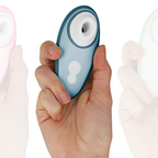 WOMANIZER | Liberty 2 – Compact Clitoral Stimulator with Pleasure Air – Magnetic Cap – Pink / Light Green / Blue