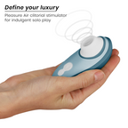 WOMANIZER | Liberty 2 – Compact Clitoral Stimulator with Pleasure Air – Magnetic Cap – Pink / Light Green / Blue