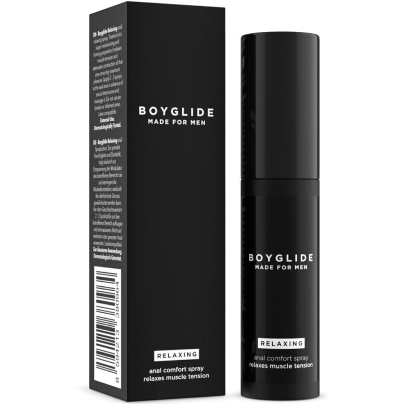 INTIMATELINE | Boyglide Spray Relajante Anal – Spray de preparación relajante muscular para hombres – 20 ml