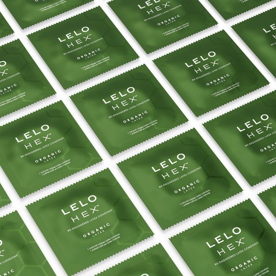 LELO - HEX Original Re-Engineered Latex Condoms 3 Pack