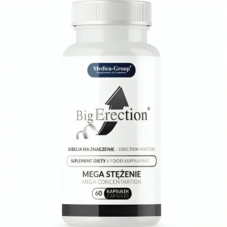 Medica Group BigErection Cápsulas – Vitalidad y Rendimiento Masculino – 60 cápsulas